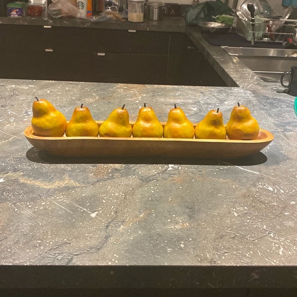 Decorative Yellow Pears Set - Picture 7 of 8